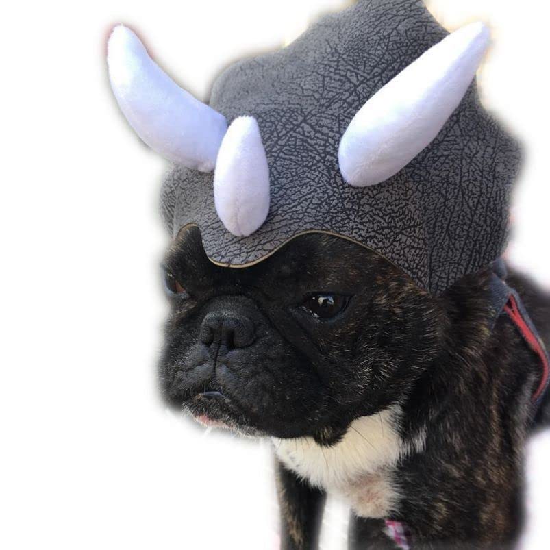 Sombrero Dinosaurio Ajustable para Perros POPETPOP miniatura 5