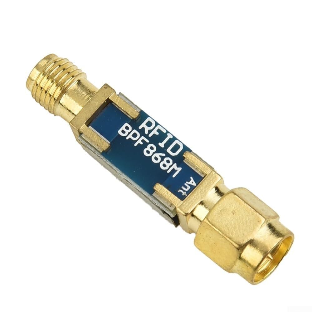2 stück 868 MHz SAW-Bandpassfilter, Filter 868MHz Cry-stal RF SAW Filter Bandpassmodul SAW Bandpass Cry-stal RF, 866-870 MHz Frequenzbereich, 50 Ohm Impedanz für RPSMA