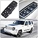 Power Window Switch Master Window Door Lock Control Compatible with 2008-2012 Jeep Liberty, 2009-2010 Dodge Journey, 2007-2012 Dodge Nitro Replaced 4602632AH 4602632AD, 1 AUTO, 8+13 Pins, Green Light