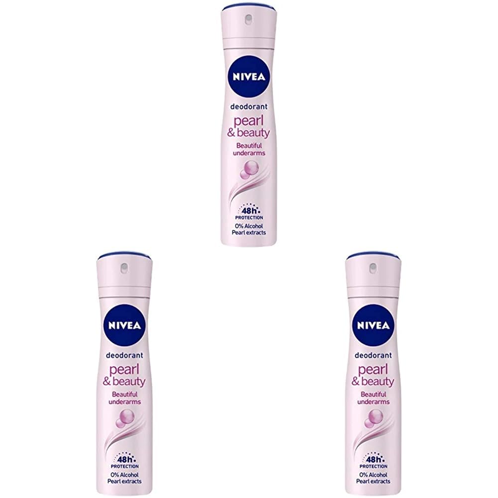 Nivea Deodorant, Spray Pearl & Beauty for Women, 150ml (Pack of 2)-picture-37
