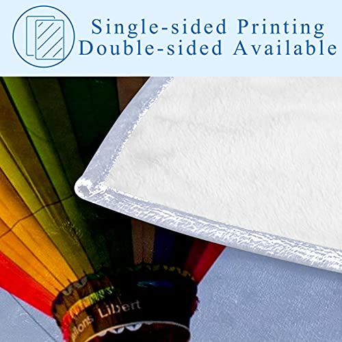 Couverture douce montgolfière plaid de qualité pour lit et sofa - 5