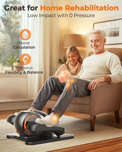 image for YOSUDA Under Desk Elliptical with 10 Level Resistances, Motorized Elli