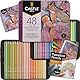 Castle Art Supplies Pastellstifte-Set | 48 Farben in sanften, satten Tönen | Für professionelle und erfahrene Künstler | Geschützt und geordnet in einer Präsentationsbox aus Blech