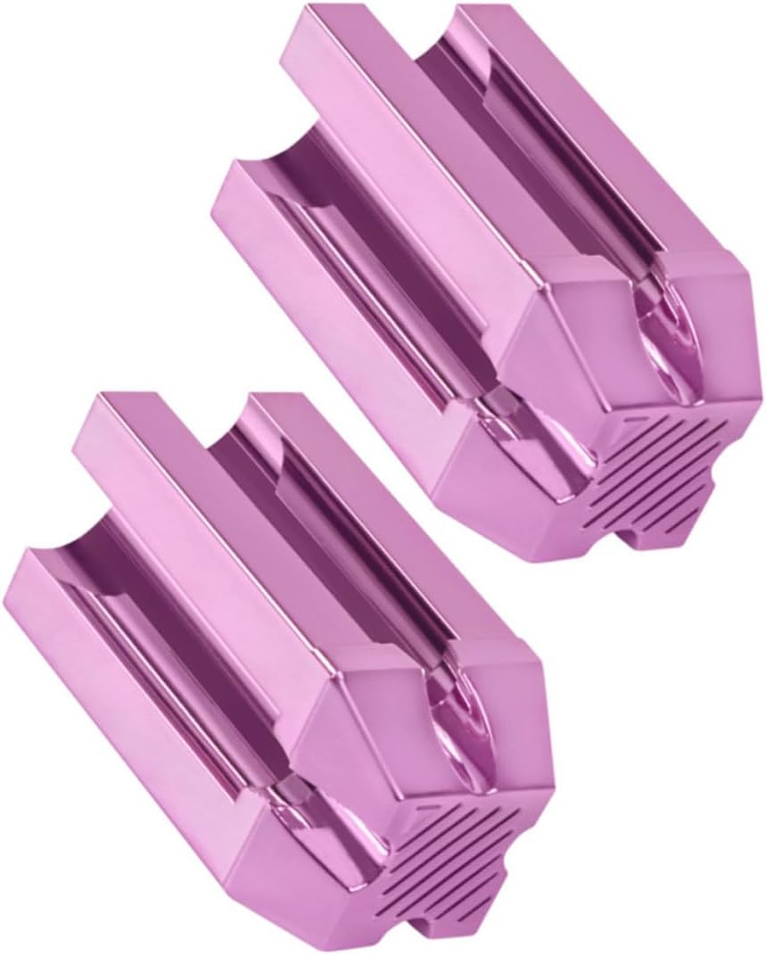 2Pcs Rose Pink Cosmetic Pencil Sharpener for Eyebrow Eyeliner Makeup Tools Manual Sharpener Accessory for Women Portable Beauty Salon Essential