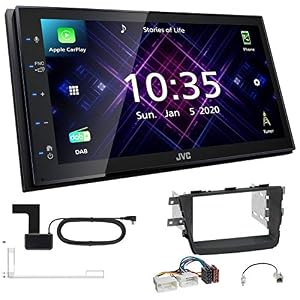 EHO – JVC KW-M565DBT 2-DIN Autoradio mit DAB Antenne passend für K