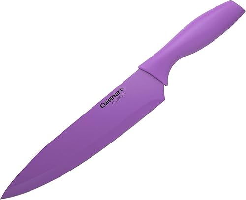 Miniatura 2 de Juego de 12 cuchillos, de la marca Cuisinart, cuchillo de chef 8", Púrpura