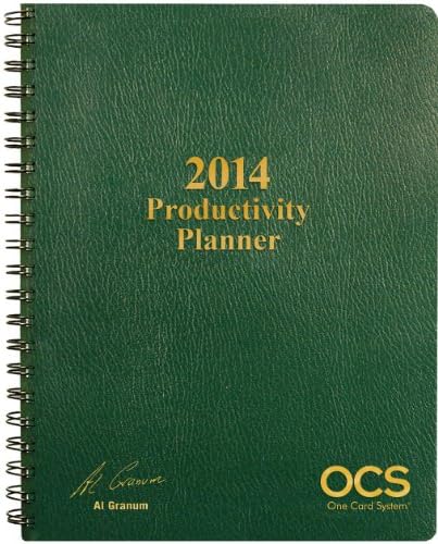 2014 OCS Productivity Planner (One Card System)