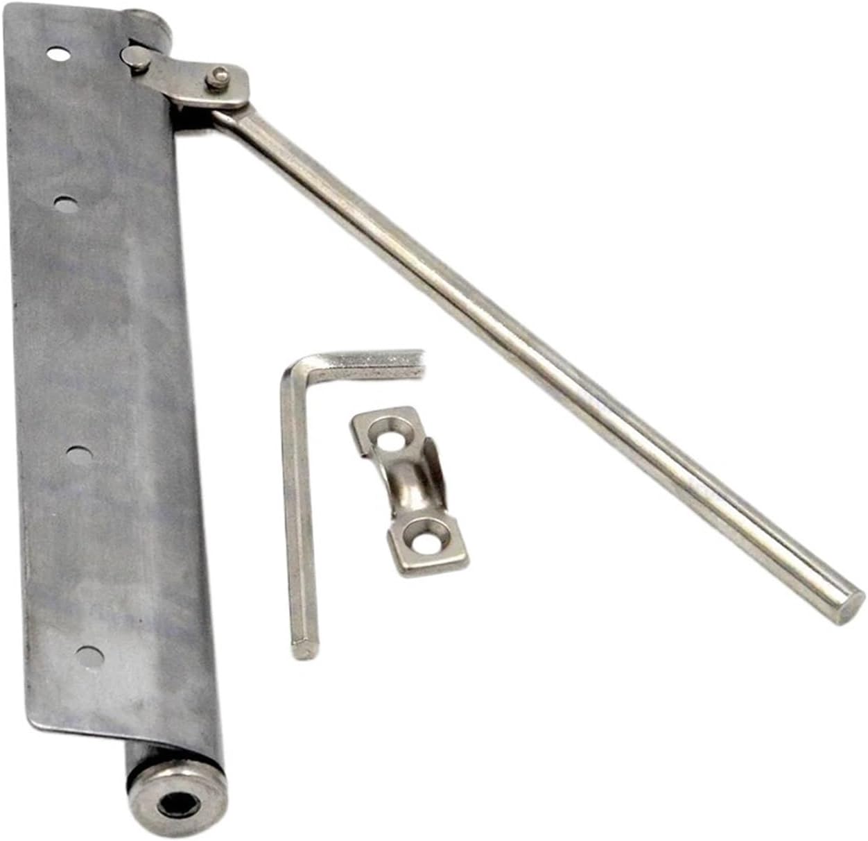 Simple Door Closer Automatic Adjust-Strength Single Spring Stainless Steel Closing Fire Rated Doors Hardware Accessories 45KG