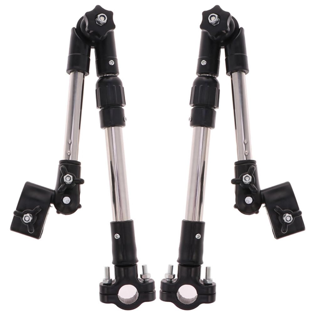 Niiyen Support de Parapluie de vélo, Support de Parapluie de vélo en Acier Inoxydable, Support de Montage de Parapluie de vélo Pliable Multifonction réglable en Hauteur pour Chariots