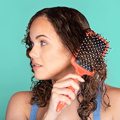 Kismetics - Big Hair Tools, Extra Large Paddle Brush, Cushion Hair Brush, Wavy Pins Reduce Knots And Tangles For Curly, Wavy, Long, Thick Hair… #TOP5