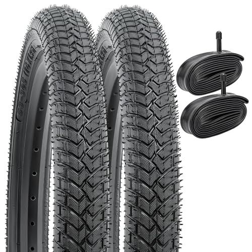 YUNSCM 2-PCS 16x1.95/53-305 Road Bike Tires and 16