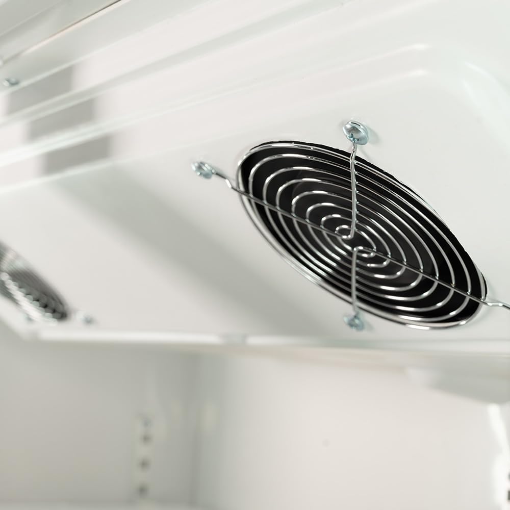 Cleiton® Armario Expositor Refrigerador 2 Puertas de Cristal 600 Litros Doble Cristal Templado Refrigeracion Ventilada Antivaho 1000x570x1980 mm | Vitrina Expositora Refrigerada | Nevera Frio Bebidas