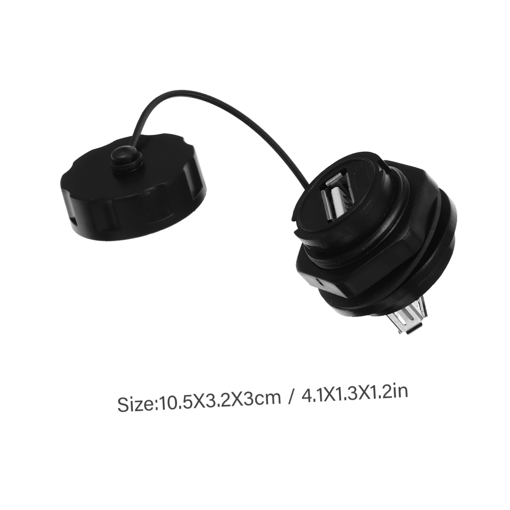 jojofuny 5stücke USB Wasserdichter Verbindungskoppler USB Pass-Through Adapter Für Motorräder Und Yachten Mbps Datenübertragung Robustes Design Mit Abdeckung