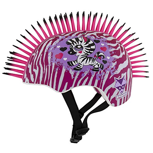 Raskullz Zebra Mohawk Helmet, 5+ Years, White - Thumbnail 6