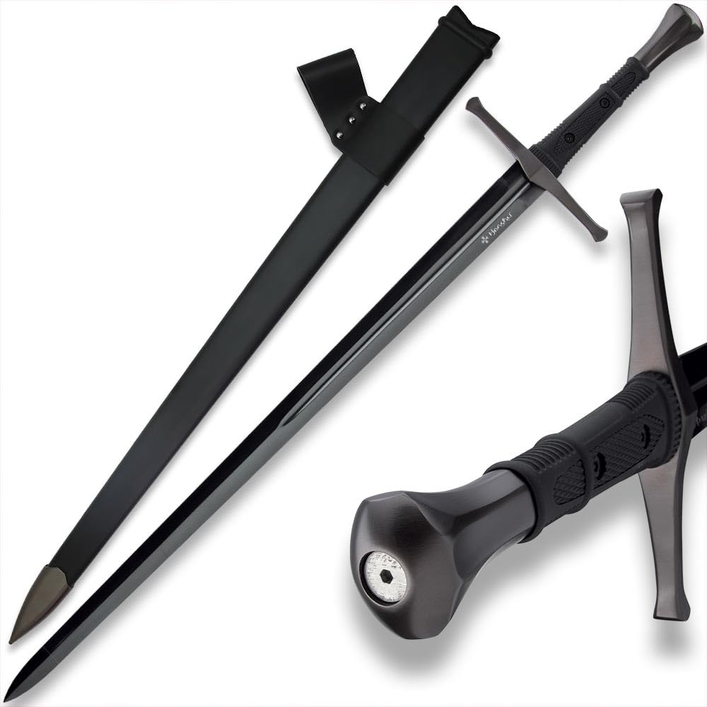 HONSHU Midnight Forge Broadsword and Scabbard - 43 1/2