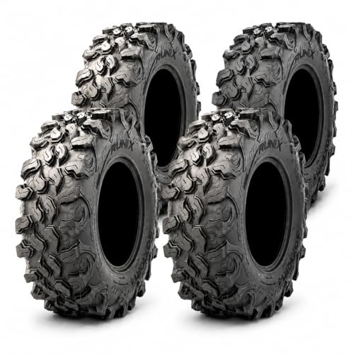 RUNIX UTV SxS Radial Tires RUNIX ClawTrek 32X10R14 32X10-14 Set of 4 Radial Tire All Terrain Sand 8PR Tubeless
