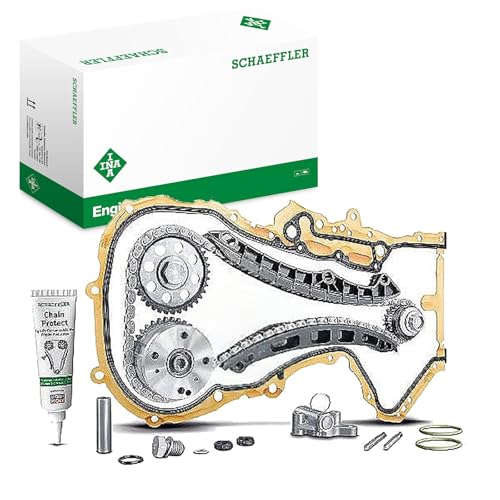 INA 559 1808 40 Steuerkettensatz Steuerkette Kette geschlossen 130 Kompatibel mit VW GOLF VI 5K1 03C105209AQ 03C105209AR 03C109088E