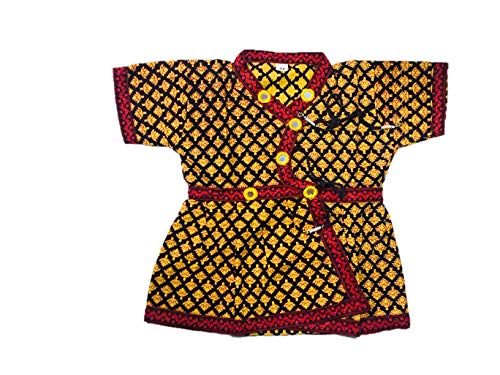 Image of PK HUB Boy's Ethnic Traditonal Design Cotton Dhoti Kurta Chaniya Choli Set for Festival, Occasional Day - (Pack of 1)