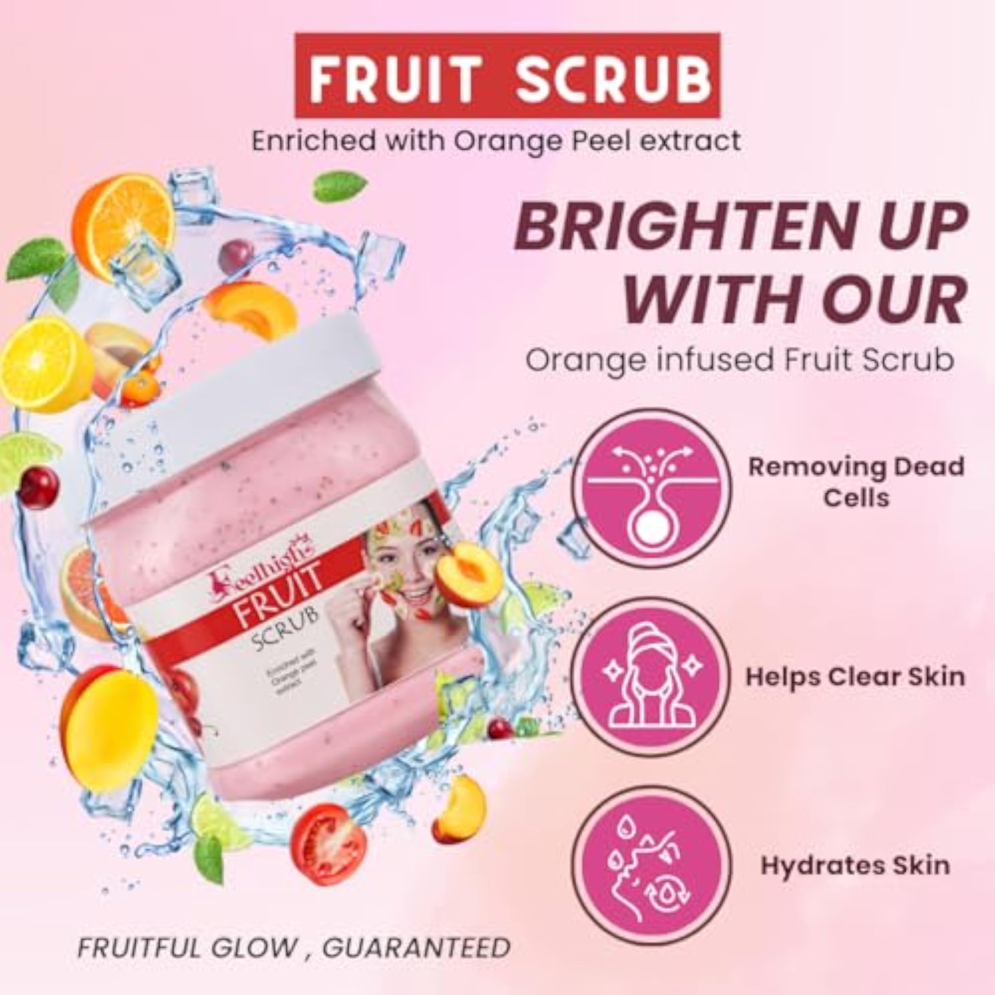 Orange Scrub with Apricot Oil, 500ml