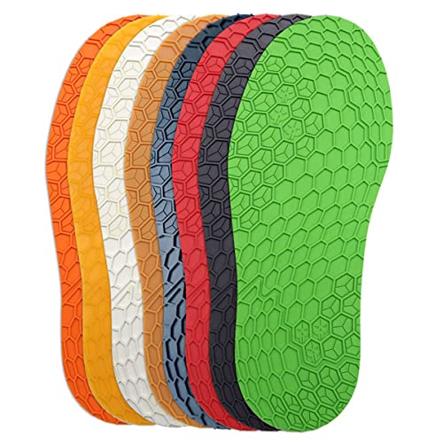Suela de goma negra antideslizante hexagonal 13" x 4.92" miniatura 7
