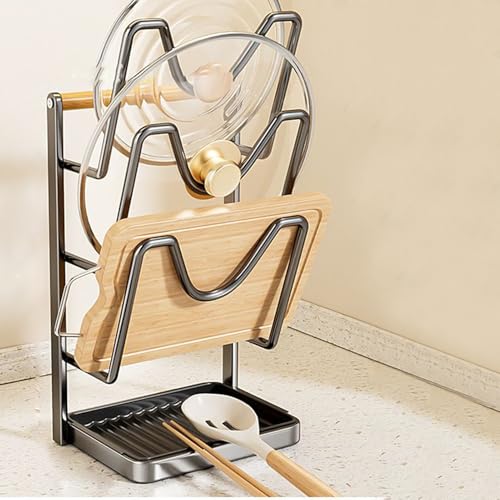 Support de couvercle de casserole : stop aux placards encombrés et rayés - 4