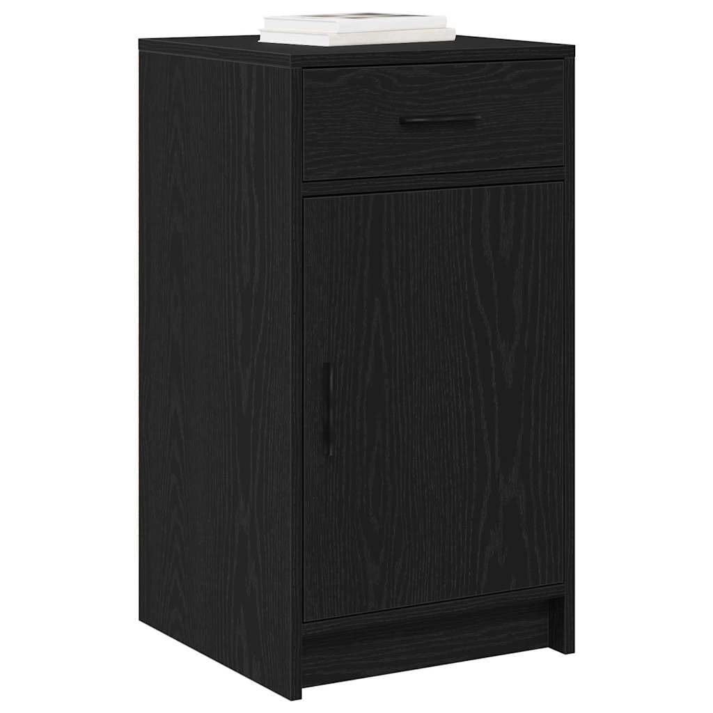 VIDAXL Sideboard - Engineered Wood - Black - 75 x 40 x 41 cm