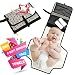 Portable Diaper Changing Pad for Baby - Two Soft Bamboo Face Towels + Diaper Clutch | Foldable Mat - Ideal Diaper Changing Kit - Perfect Gift Travel Bag for Newborn, Infant and Toddler by Bestonicle