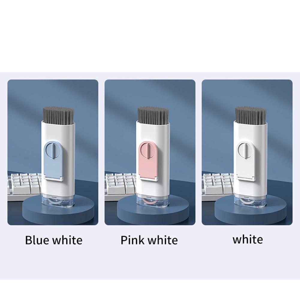 Kit de limpieza electrónica para teclados, portátiles y pantallas, para compacto 11,6 x 4,6 x 2,8 cm, multifuncional con cepillo, material ABS, diseño portátil