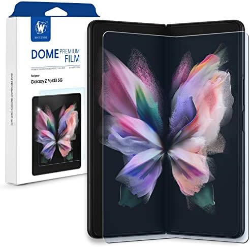 Dome Premium Folding Film 液晶保護フィルム(PETフィルム)(簡単な貼り付け、フルカバー、フルクリア、指紋防止)(Galaxy Z Fold3用)