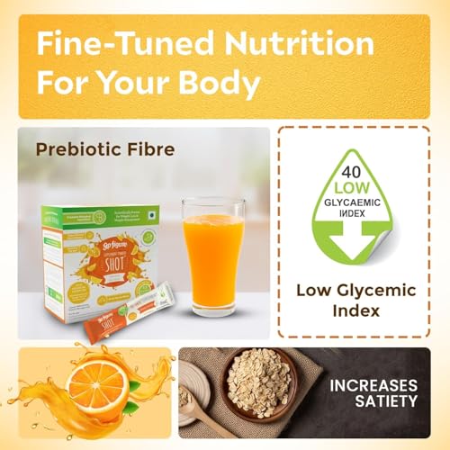 Image of GoFigure Pre Meal Supplement Powder Shot Orange Flavor, 21 Sachets (5g Each) | With Slimbiome for Weight Loss & Weight Management, Metabolism Support | Natural Appetite Control for Men & Women