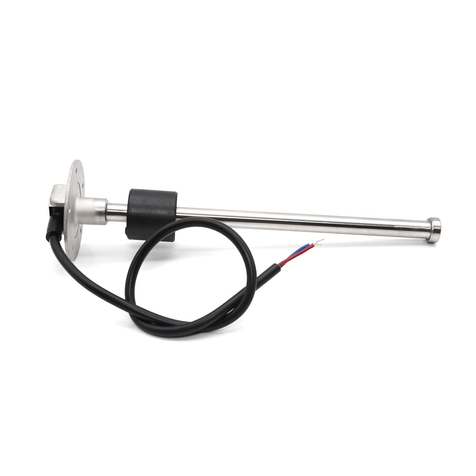 Czujnik poziomu cieczy, 52mm wskaźnik poziomu wody łodzi ze stali nierdzewnej z czujnikiem w zbiorniku samochodowym dla Auto Truck Marine Meter 9-32V)(With 525mm Sensor)