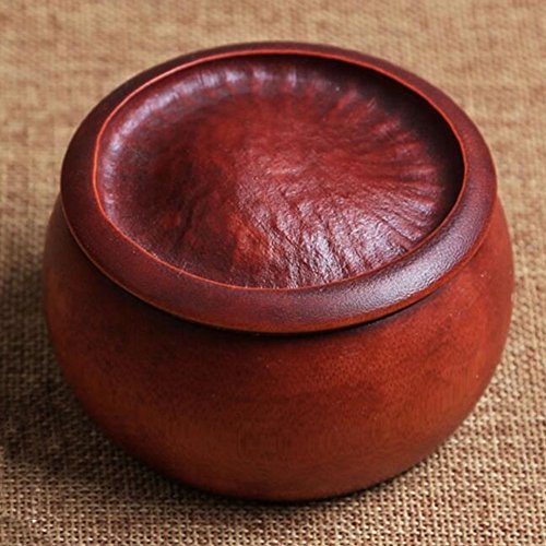 Inicio Viajes Portátiles Almacenamiento Tetera Té Café Estaño Bambú Té Canister-A6 - Imagen 3