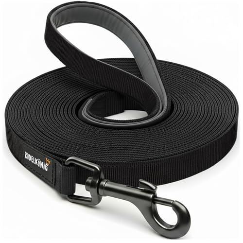 Rudelkönig Schleppleine 5m für Hunde - Robuste & wetterfeste...