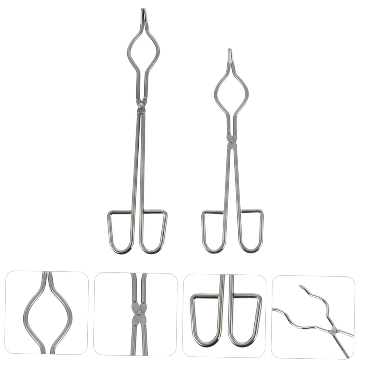2pezzi Pinze Per Crogiolo e Becher Strumenti Da Laboratorio Per Fusione Di Metalli Forniture Chimiche Materiali Resistenti Alla Corrosione