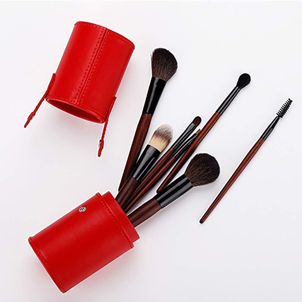 Set di pennelli Trucco - 7 Pezzi Pennelli for Il Trucco for Fondazione Eyeshadow Eyeliner Eyeliner Blush Polder CoCealer Contour