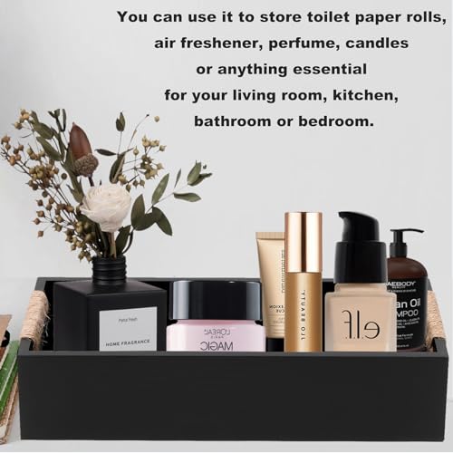 Bathroom-Decor-Box-Toilet-Paper-Holder-Wood-Toilet-Tank-BasketToilet-Tank-Tray-for-StorageDIY-Kitchen-Utensil-Holder-BoxFarmhouse-Rustic-Home-Decor-Black Bathroom Decor Box Toilet Paper Holder Wood Toilet Tank BasketToilet Tank Tray for StorageDIY Kitchen Utensil Holder BoxFarmhouse Rustic Home Decor Black