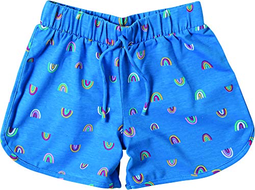 Shorts Running estampado, Malwee Kids, Meninas, Azul, 8