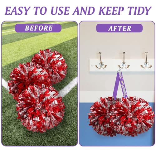 Sangles pour pompons : finis les accessoires emmêlés avec ce lot de rangement en polyester violet