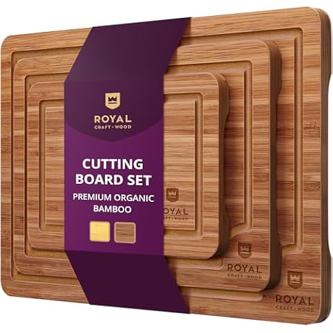 ROYAL CRAFT WOOD Cutting Board Set Cover