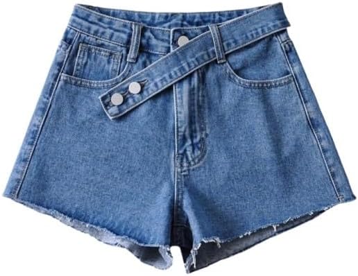 Low Waist Belt Casual Shorts for Women Slimming Shaping The Figure