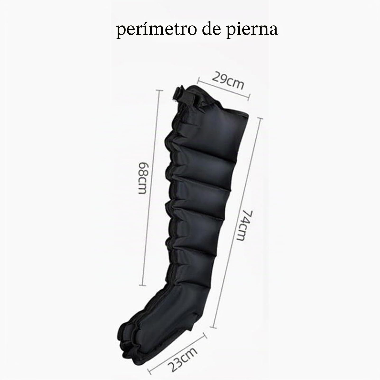 Masajeador Eléctrico de Compresión de Aire, Botas Presoterapia para Casa Abdomen y Piernas, Masajeador de Piernas Circulación Presoterapia para Drenaje Linfático y Favorece