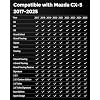 شاحن سيارة لاسلكي لملحقات وحدة التحكم المركزية Mazda CX5 CX-5 2017-2025، وسادة شحن الهاتف اللاسلكي لـ Mazda CX5 2017 2018 2019 2020 2021 2022 2023 2024 2025