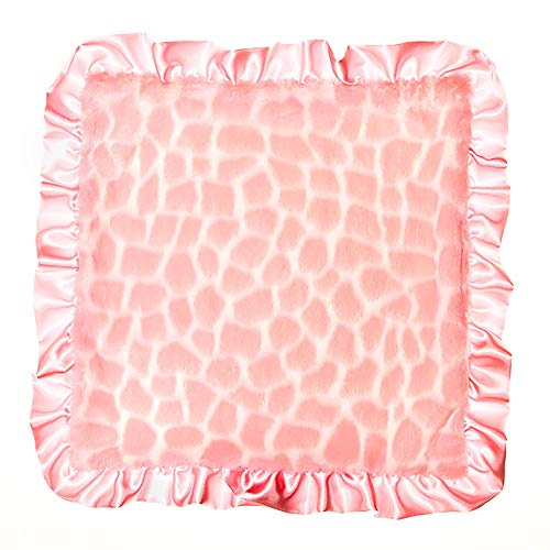 Max Daniel Baby Plush Print Security Blanket - Pink Giraffe