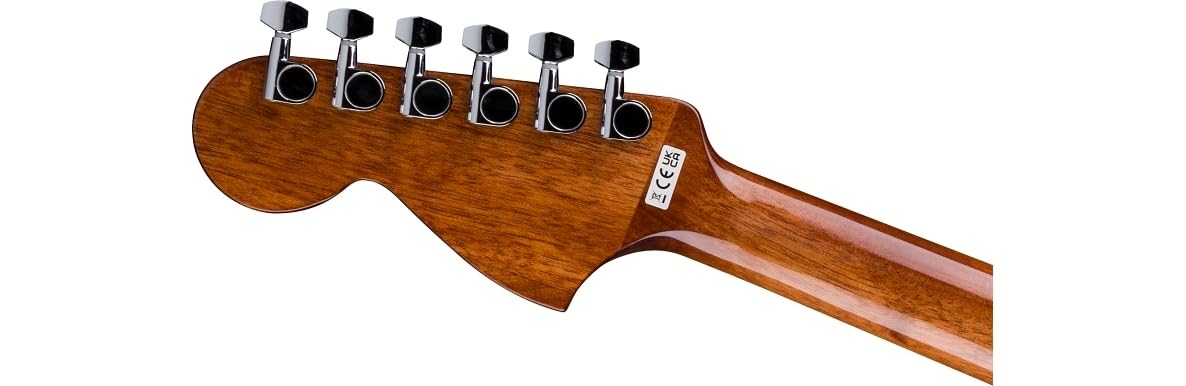 Fender California Standard Monterey Akustikgitarre Sapele-Decke schwarzes Schlagbrett