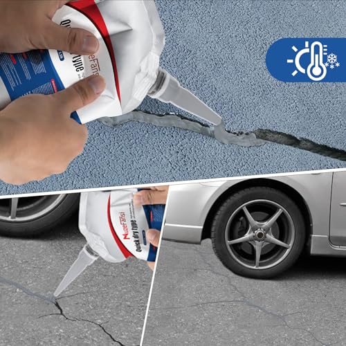 Image of Cement Crack Sealant,Premium Concrete Crack Filler, Waterproof Repair Sealant, Weather-Resistant Caulking Glue, Quick-Drying Sealing Adhesive for Concrete(2 pcs)