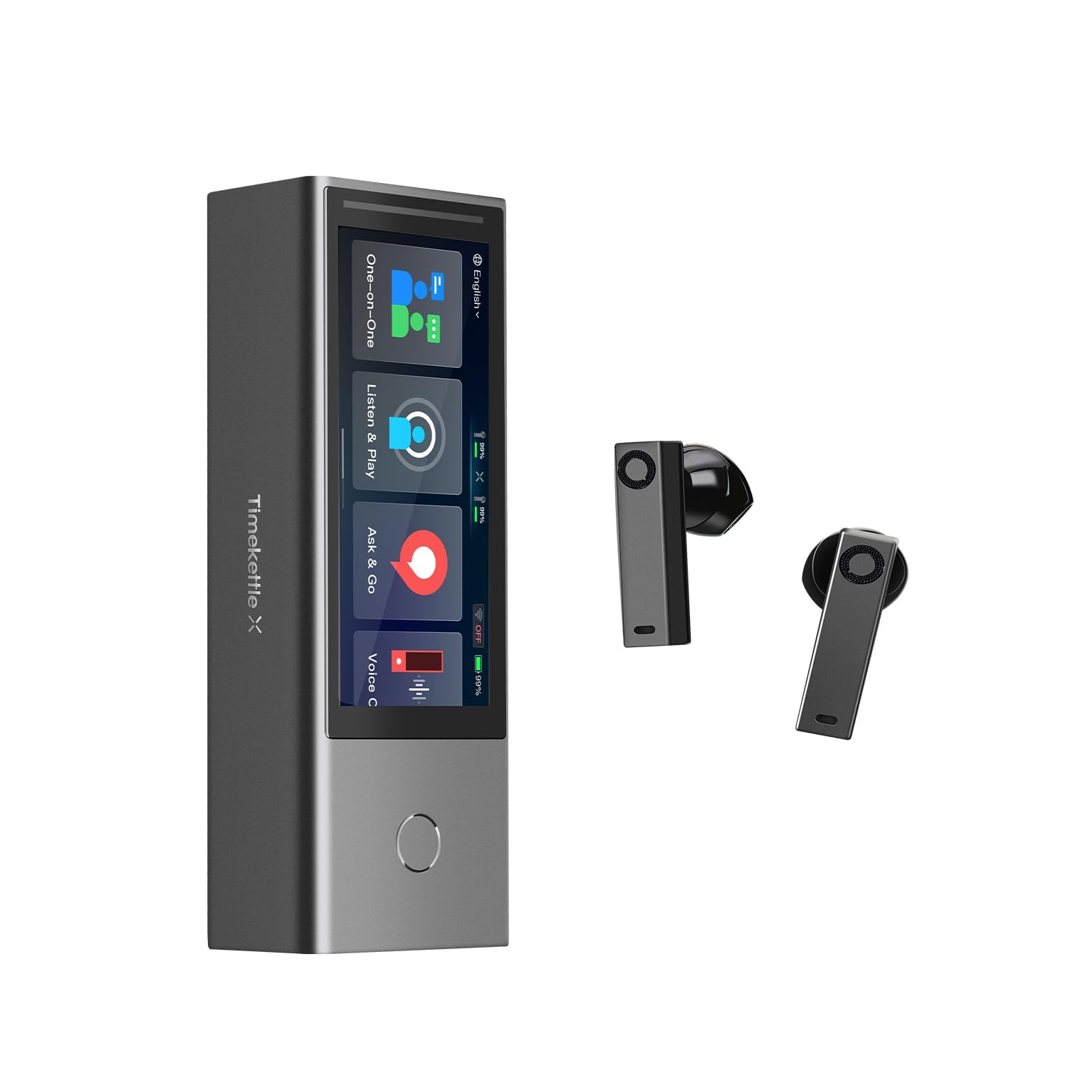 Timekettle X1 AI Interpreter Hub -- 40-Language, Two-Way Translation Device for up to 50 Users. Perfect for Business, K-12 Education, and Real-time multilingual speeches