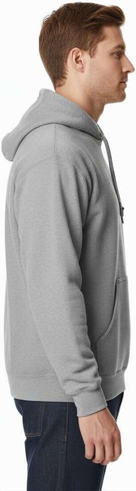 DryBlend Hooded Sweatshirt – 9 oz, 50/50 Cotton/Polyester Fleece Hoodie - Image 3