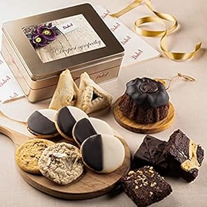 Dulcet Gift Baskets Thinking of You Sympathy, Classic Baked Goods Snack Gourmet Gift Idea for, Dad, Mom, Son, Husband, Friends & Co-workers