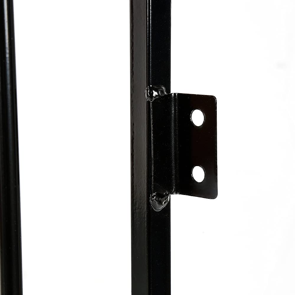 OHMG Barrera de seguridad infantil, Barrera de seguridad de escalera y puerta,Rejilla protectora de metal,4 elementos,OHMG