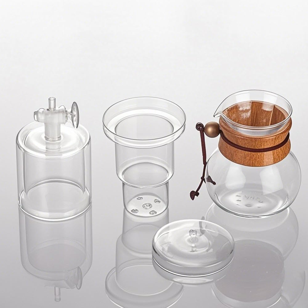 Cold Brew - Caffettiera con caraffa in vetro, per 1-4 tazze